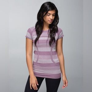 Lululemon Women's Sz 10 Run Swiftly Tech Crew Neck Short Sleeve Athletic Shirt